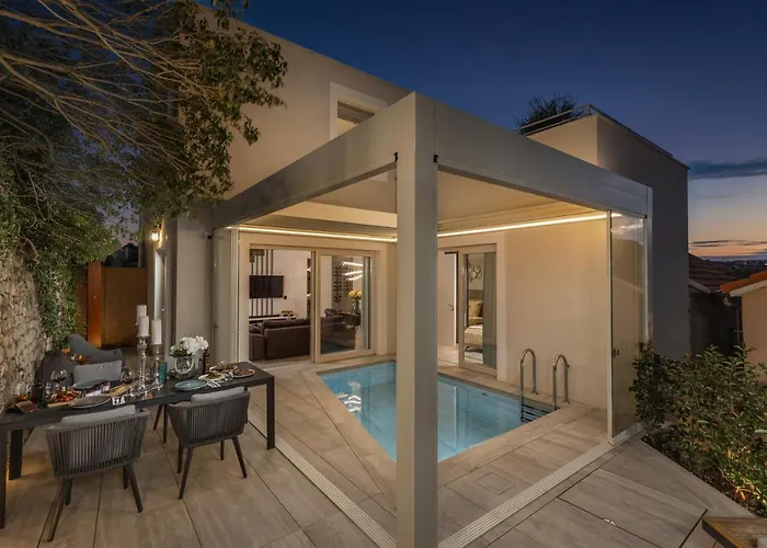 Arca, Sea View/sauna/open/closed/heated Pool Вилла