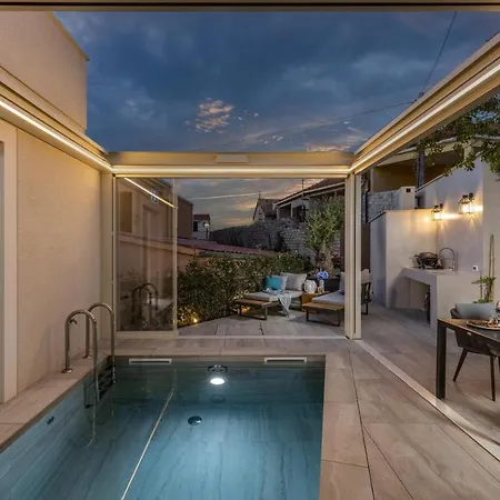 فيلة Arca, Sea View/sauna/open/closed/heated Pool *