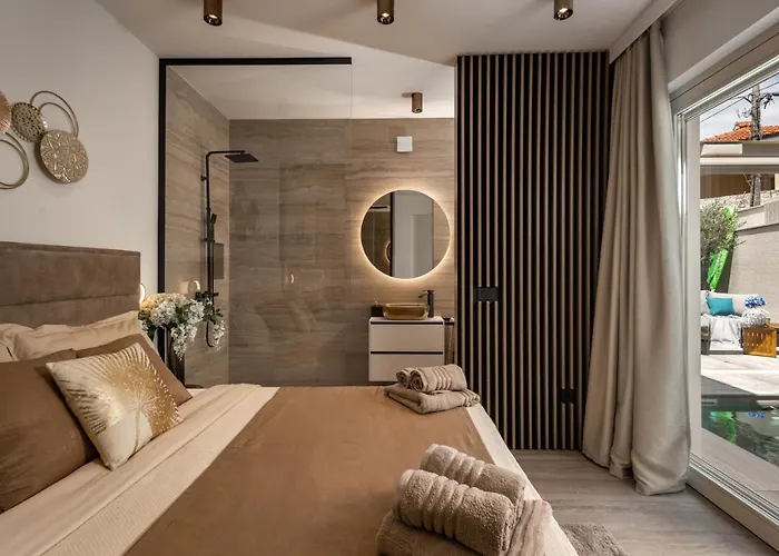 Arca, Sea View/sauna/open/closed/heated Pool וילה